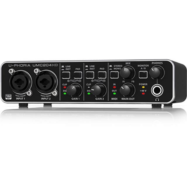 Behringer UMC-204HD  รับประกันศูนย์ไทย 1 ปี