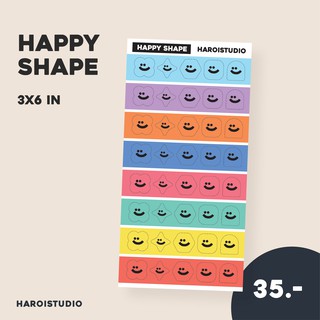 Haroi Studio - Happy Shape Sticker