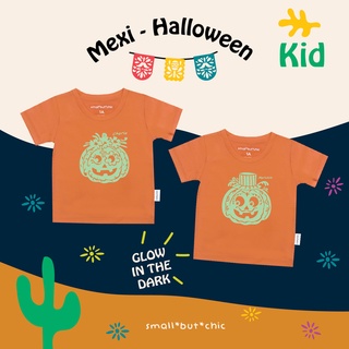 เสื้อเด็ก Mexi-Halloween เรืองแสง (เสื้อส้ม)