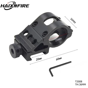 HaixnFire คลิปโคมไฟไฟฉายอลูมิเนียม 20 มม. t2008 25 มม.