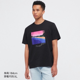 Uniqlo HIROSHI NAGAI เสื้อยืดแขนสั้น สําหรับผู้ชาย และผู้หญิง 44810688