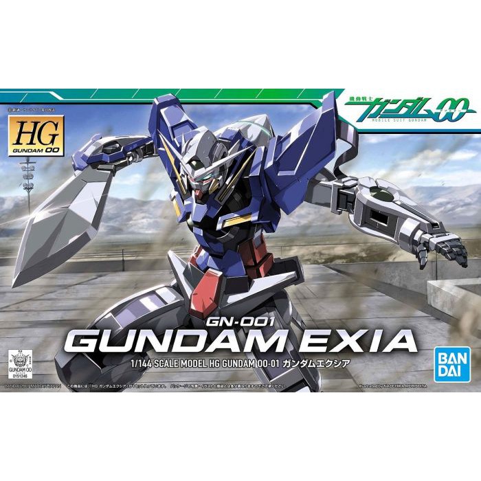 HG 1/144 Gundam Exia OO