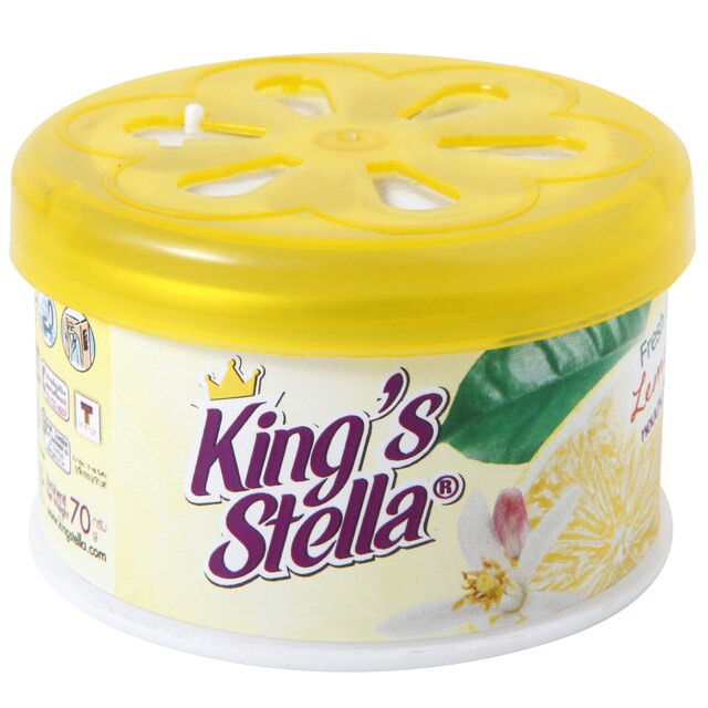 King's Stella คิงส์สเตลล่า เจลปรับอากาศ กลิ่นเลมอน 70 กรัม (8850299010868)