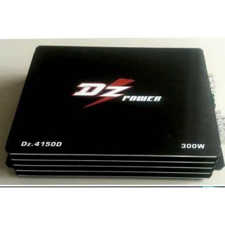 DZ Power เพาเวอร์แอมป์ Class-D 4CH สำหรับขับลำโพงกลางแหลมหรือขับซับเบส 300W(แท้) DZ Power รุ่น DZ-4150D