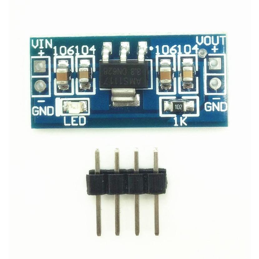 โมดูลพลังงาน 3.3V AMS1117-3.3V โมดูลพลังงาน 1117-3.3 1117 SUNLEPHANT