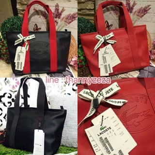 LACOSTE TOTE BAG WITH ZIP