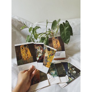 โปสการ์ด GUSTAV KLIMT  POSTCARD 💖 โปสการ์ดสี กระดาษเนื้อดีมากก ภาพคมชัดสวยสุดๆ นำไปติดตกแต่งผนังก็ได้