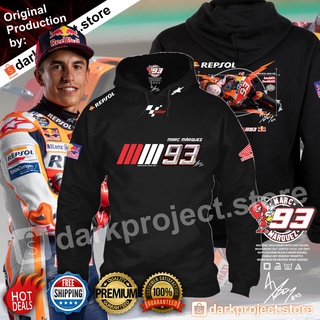 เสื้อฮู้ดดี้ พิมพ์ลายโลโก้พรีเมี่ยม Marc MM93 สําหรับ Honda Racing Team Super PREMIUM