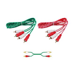 PK สาย RCA 4 หัว (4mmX2)
