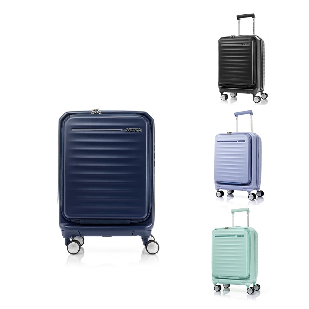 AMERICAN TOURISTER กระเป๋าเดินทางล้อลาก (19นิ้ว) รุ่น FRONTEC SPINNER 54/19 EXP TSA