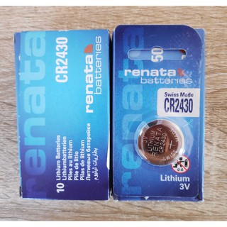 🔘 ถ่านกระดุม Renata CR2430 Made in Switzerland Panasonic CR2430 ของแท้ 🔘