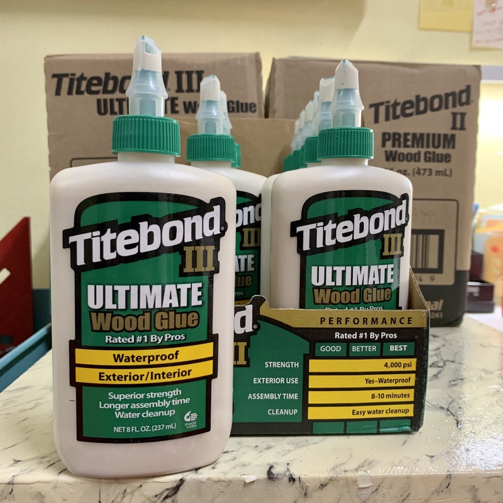 กาว Titebond 8 Oz ULTIMATE III Wood Glue (สีเขียว) กาวไม้ เกรดพรีเมี่ยม ...