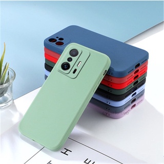 เคสโทรศัพท์ซิลิโคนแบบนิ่มทรงสี่เหลี่ยมกันกระแทกสําหรับ Xiaomi Mi11T Pro 11 T 11 Lite 5G Ne 11Lite 4G 5G Mi11 10T Pro Xiomi11T