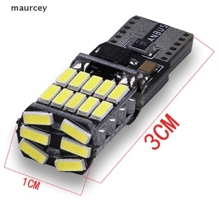 Maurcey หลอดไฟแคนบัส LED T10 W5W 4014 26SMD 194 สีขาว 1 ชิ้น