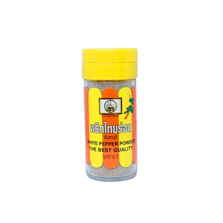 พริกไทยป่นขาวจันทบุรี เครื่องเทศ 100% WHITE PEPPER POWDER 45g