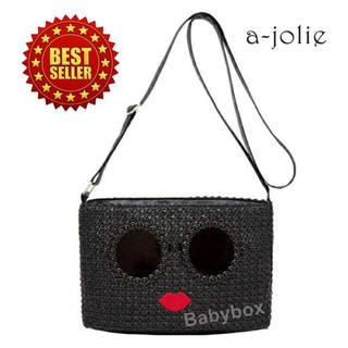 กระเป๋า A-Jolie Basket Shoulder Bag รุ่นใหม่ล่าสุด กระเป๋า A-Jolie รุ่นสายสะพายยาว มีซิป (ส่งแค่กระเป๋า)