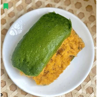 ส่งได้เฉพาะ instant delivery | โลฟเค้ก ผักโขม ไก่หยอง อบโยเกิร์ต [ Spinach cake - shredded chicken ]