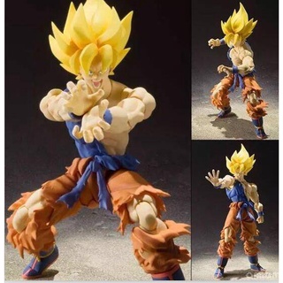 ของเล่นโมเดลฟิกเกอร์ Dragon Ball Q Super Saiyan Shf 16 ซม.