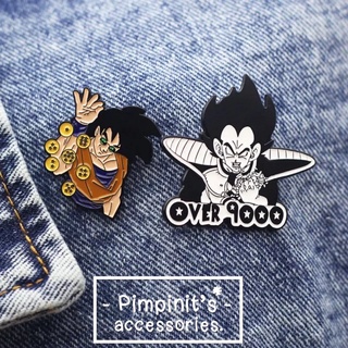 🇹🇭 พร้อมส่ง : เข็มกลัดลายโงกุน ดราก้อนบอล | Goku Dragon Ball Enamel Brooch Pin.