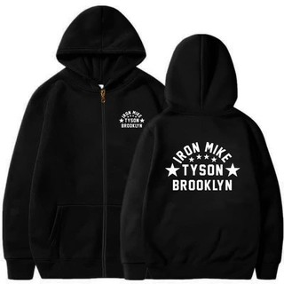 เสื้อแจ็กเก็ตฮู้ดดี้ มีซิป ลาย IRON Mice TYSON BROOKLYN