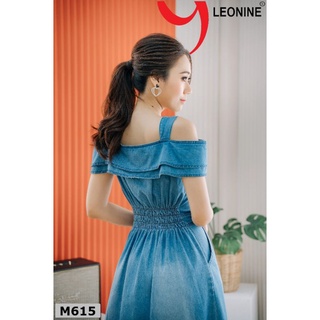 เดรสยาวLeonine แอบแซ๊กซี่โชว์ไหล่มี2สี