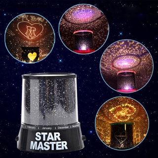 STAR MASTER Flth โคมไฟโปรเจคเตอร์ LED รูปดาว ท้องฟ้ากลางคืน โรแมนติก ของขวัญ สําหรับตกแต่งเตียงนอน