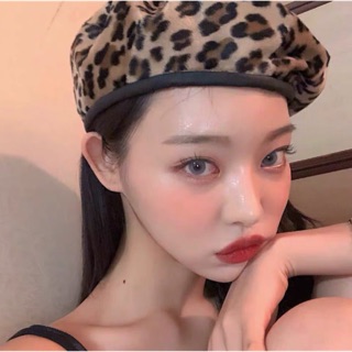 (( พร้อมส่ง ))✅😆หมวกเบเร่ต์ Beret ลายเสือ🐆✨สไตล์เกาๆฮิปๆจ้าาาา