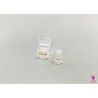 YOJI ONLINE หัวย้ำสายโทรศัพท์ RJ11 หัวย้ำสายแลน RJ45 หัวสายโทรศัพท์ หัวสายแลน