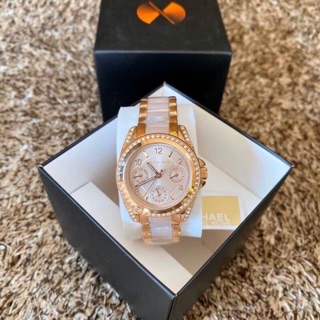 Michael Kors  Womens Mini Blair Rose Gold-Tone Watch MK6175 ขนาดปัด33mm