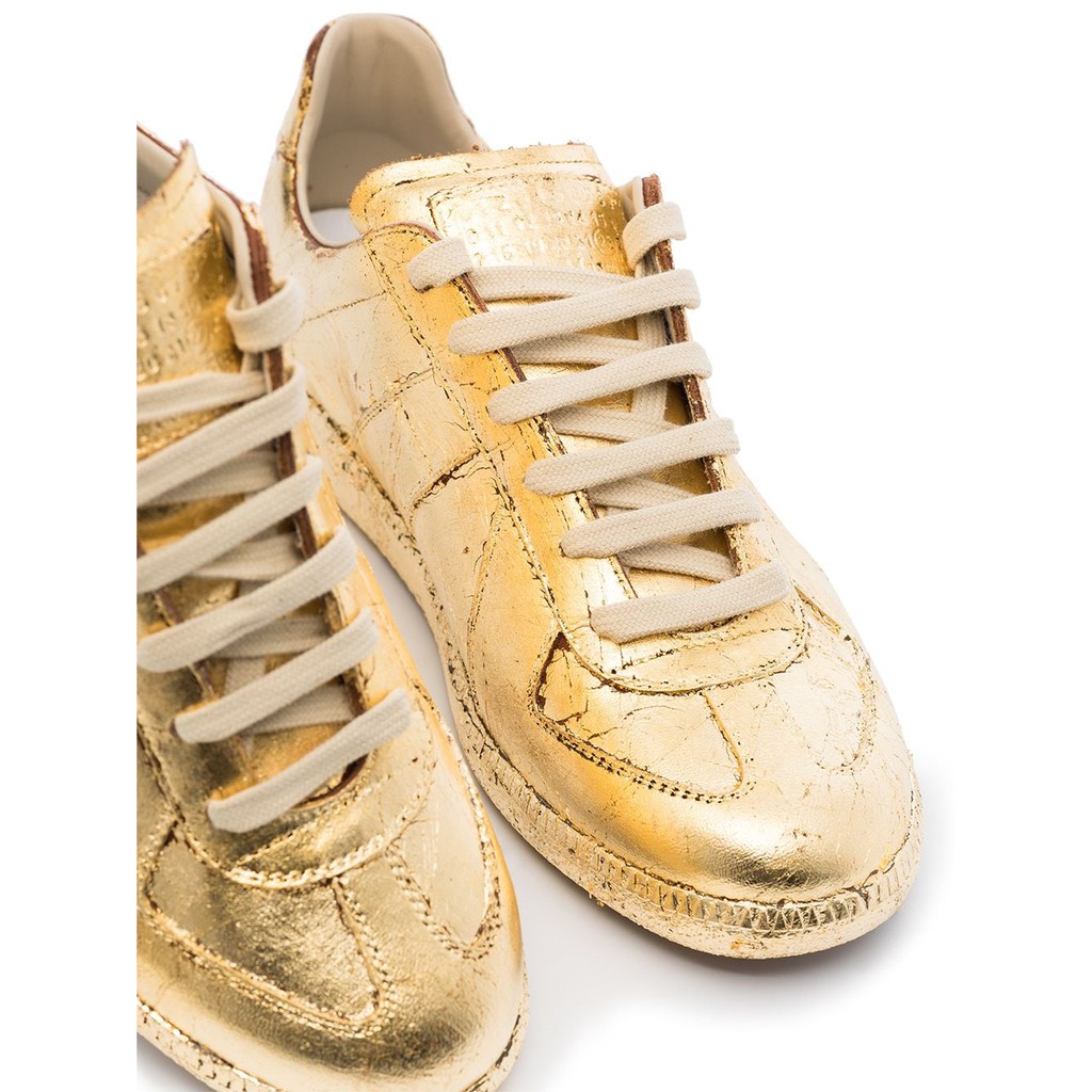 Maison Margiela metallic foil Replica sneakers gold sneaker