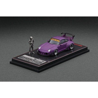 Ignition Model : IG2151 1/64 RWB 993 Matte Purple With Mr. Nakai