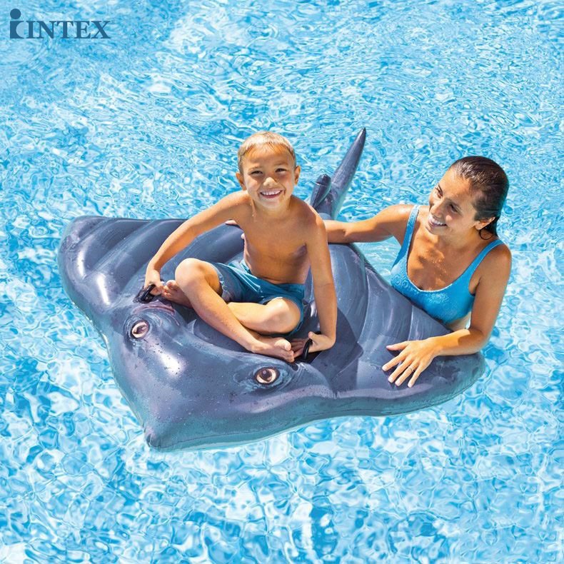 sale INTEX แพเป่าลม แพปลากระเบน Stingray Ride-On รุ่น 57550