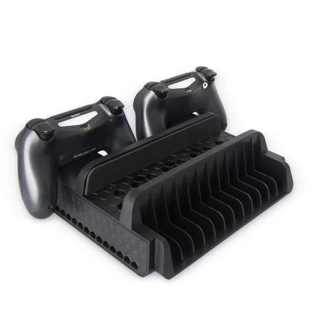 Stand Ps4 Slim,Pro แท่นวาง+ชาร์จจอย Ps.4 DOBE ของแท้ [Stand for Ps4] [ขาตั้ง ps4 3 in 1] [ขาตั้งPS4] [PS4 Stand]