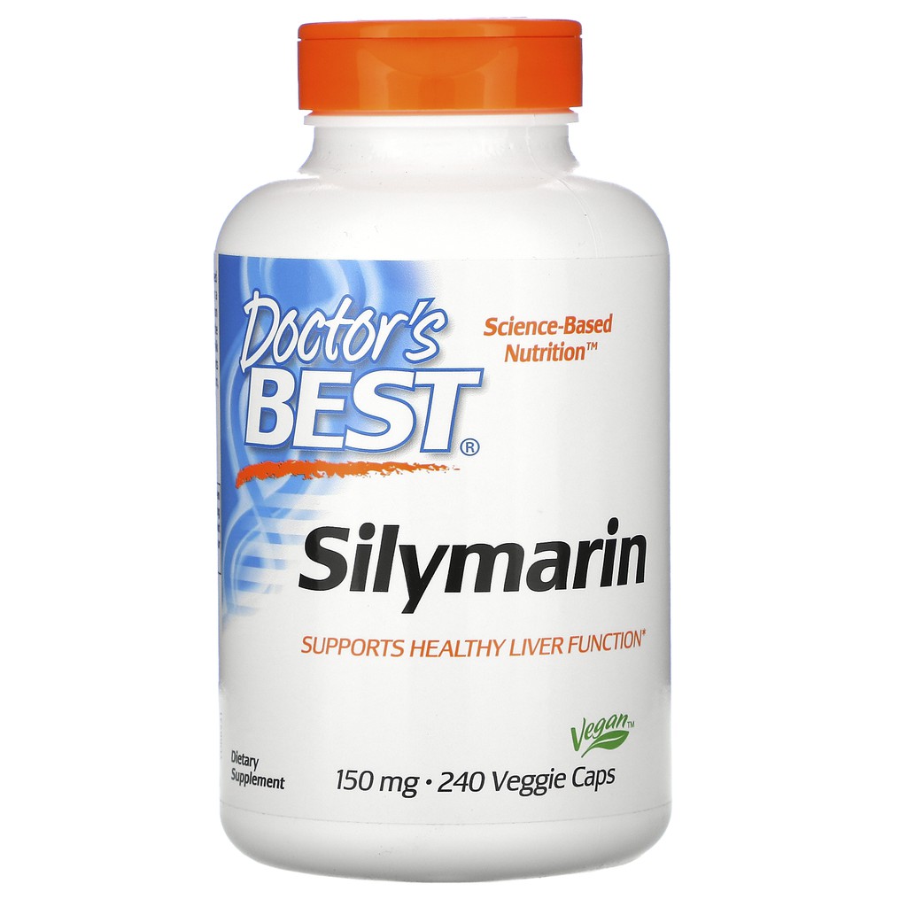NEW Doctor's Best, Silymarin, 150 mg, 240 Veggie Caps