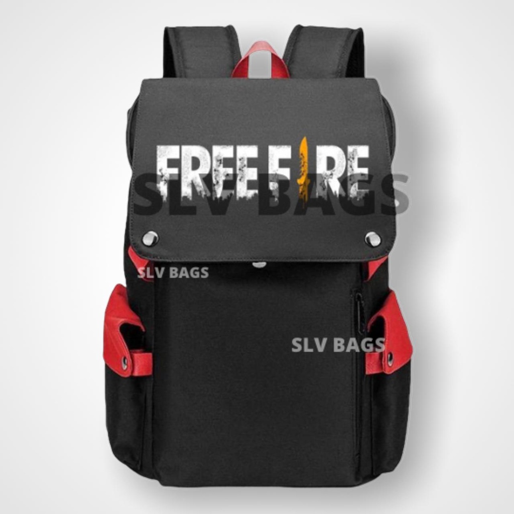 ใหม่ล่าสุด กระเป๋าเป้สะพายหลัง FF FREE FIRE สําหรับเด็กผู้ชาย 2021