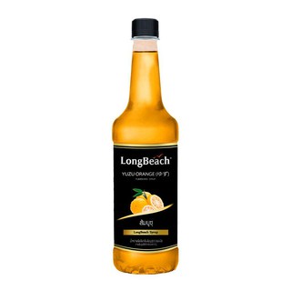 ลองบีชไซรัปส้มยูซุ ขนาด 740 มล. LongBeach Yuzu Syrup size 740 ml. รหัส 1661