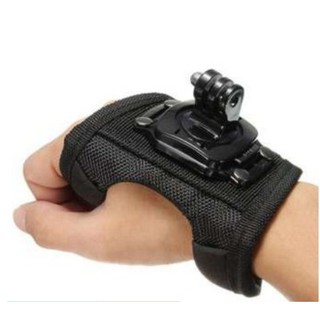 Di Shop 360 Degree Rotation Glove style Wrist Hand Band Mount Strap For GoPro Hero 5 4 3 3+ Hero 5 4 Session 3+ 3 2