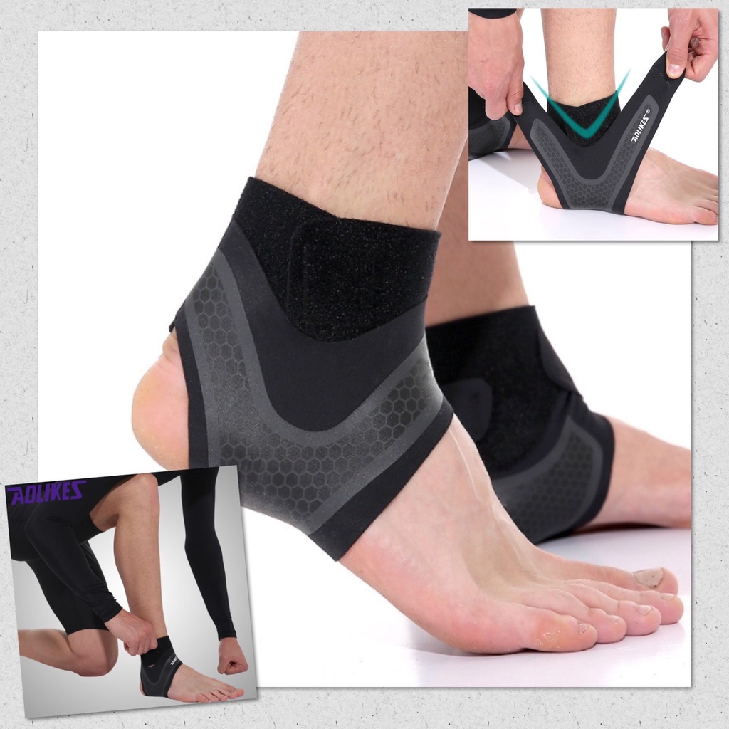 🚀 สายรัดข้อเท้า ที่รัดข้อเท้า พยุงข้อเท้า กีฬา Full support ปรับขนาดได้ ผ้าข้อเท้า ankle support ป้อ
