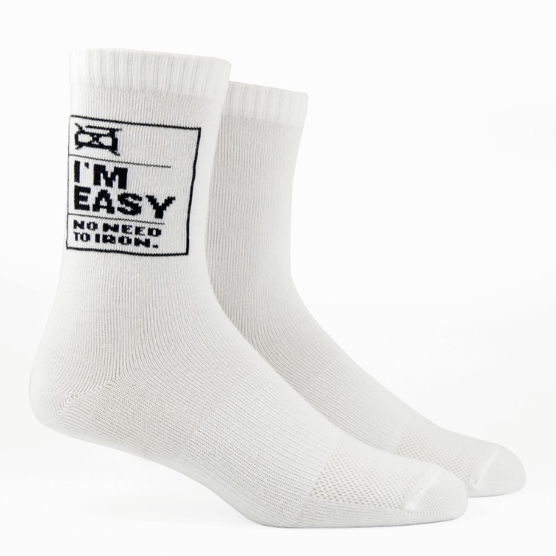 PALLY :ถุงเท้าแฟชั่นสตรีท PL Street I'M Easy Socks ขนาดฟรีไซส์
