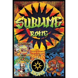 โปสเตอร์ วง Sublime ดนตรี reggae เร็กเก รูป ภาพ ติดผนัง สวยๆ poster 34.5 x 23.5 นิ้ว (88 x 60 ซม.โดยประมาณ)