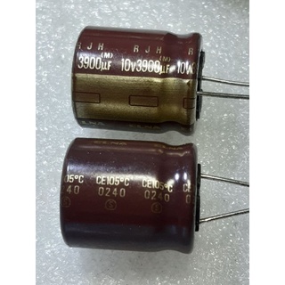 Elna RJH 3900uf 10v capacitor ตัวเก็บประจุ คาปาซิเตอร์