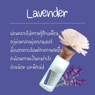 ก้านไม้หอมปรับอากาศ aromadiffuser the Grass กลิ่นลาเวนเดอร์ ขนาด 60 ml จำนวน 1 ขวด