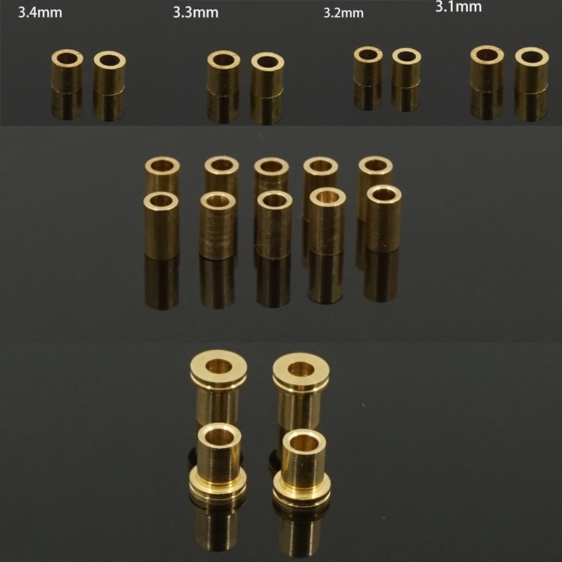 อุปกรณ์ขับเคลื่อนสี่ล้อ ทามิย่า แบบโฮมเมดคู่มือสองขั้นตอนล้อหนังสติ๊กก๊อกน้ําฟีนิกซ์หางท่อทองแดง(mini 4wd cooper tube 3.1/3.2/3.3/3.4/5mm for roller/sliding front rear)