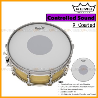 🥁หนังกลอง Controlled Sound X Coated by REMO USA💯