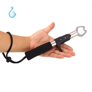 กริปเปอร์ควบคุมปลา ที่จับปากปลา ปากจับสแตนเลส Fish Gripper Fishing Tool #Fisher001