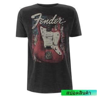 เสื้อยืด พิมพ์ลาย Fender Distressed Guitar Diy สําหรับผู้ชาย