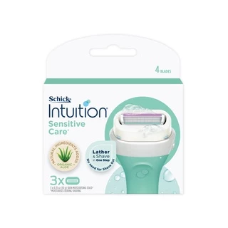 Schick Intuition Sensitive Care Organic Aloe Razor Blades Refill 3pcs.