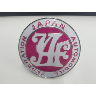 Logo Japan ติดกระจันหน้า สี ชมพู