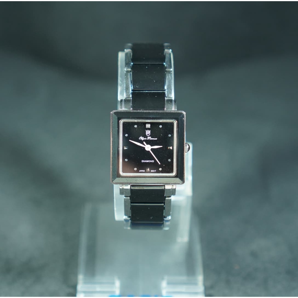 OP olym pianus sapphire นาฬิกาข้อมือผู้หญิง รุ่น 8275L-601 เซรามิค (ของแท้ประกันศูนย์ 1 ปี)  NATEETO