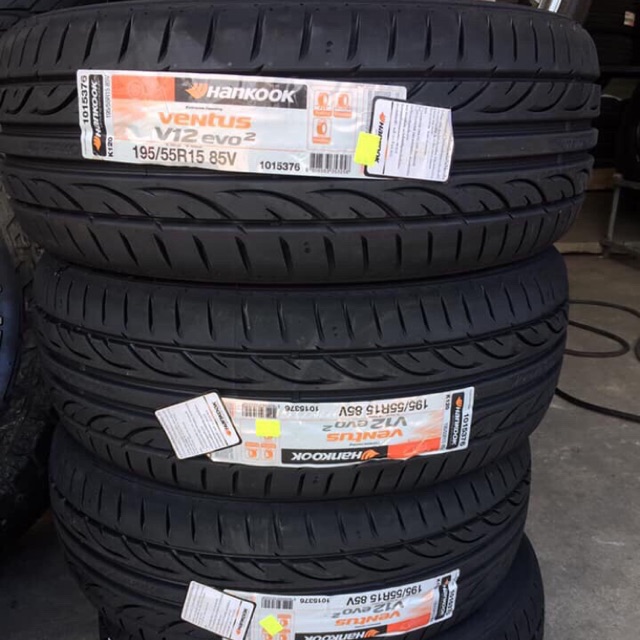 Hankook 195-55-R15 V12 ปี2022 ราคาต่อชุด (เก็บเงินปลายทางได้) | Shopee ...